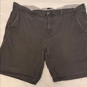 George Men's Dark Gray Flat Front Shorts